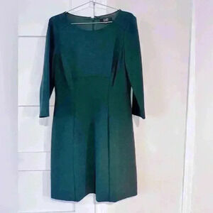 Alex Marie Hunter Green Knee Length Dress- Size 10- Excellent Condition